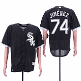 White Sox 74 Eloy Jimenez Black Cool Base Jersey,baseball caps,new era cap wholesale,wholesale hats